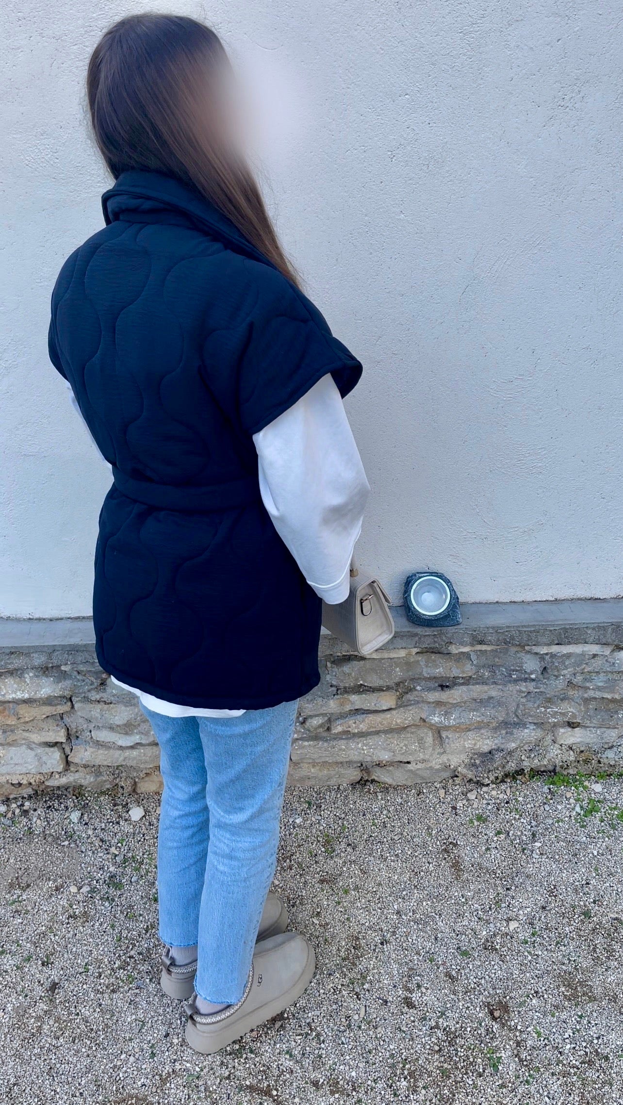 Veste matelassée • Bleu marine