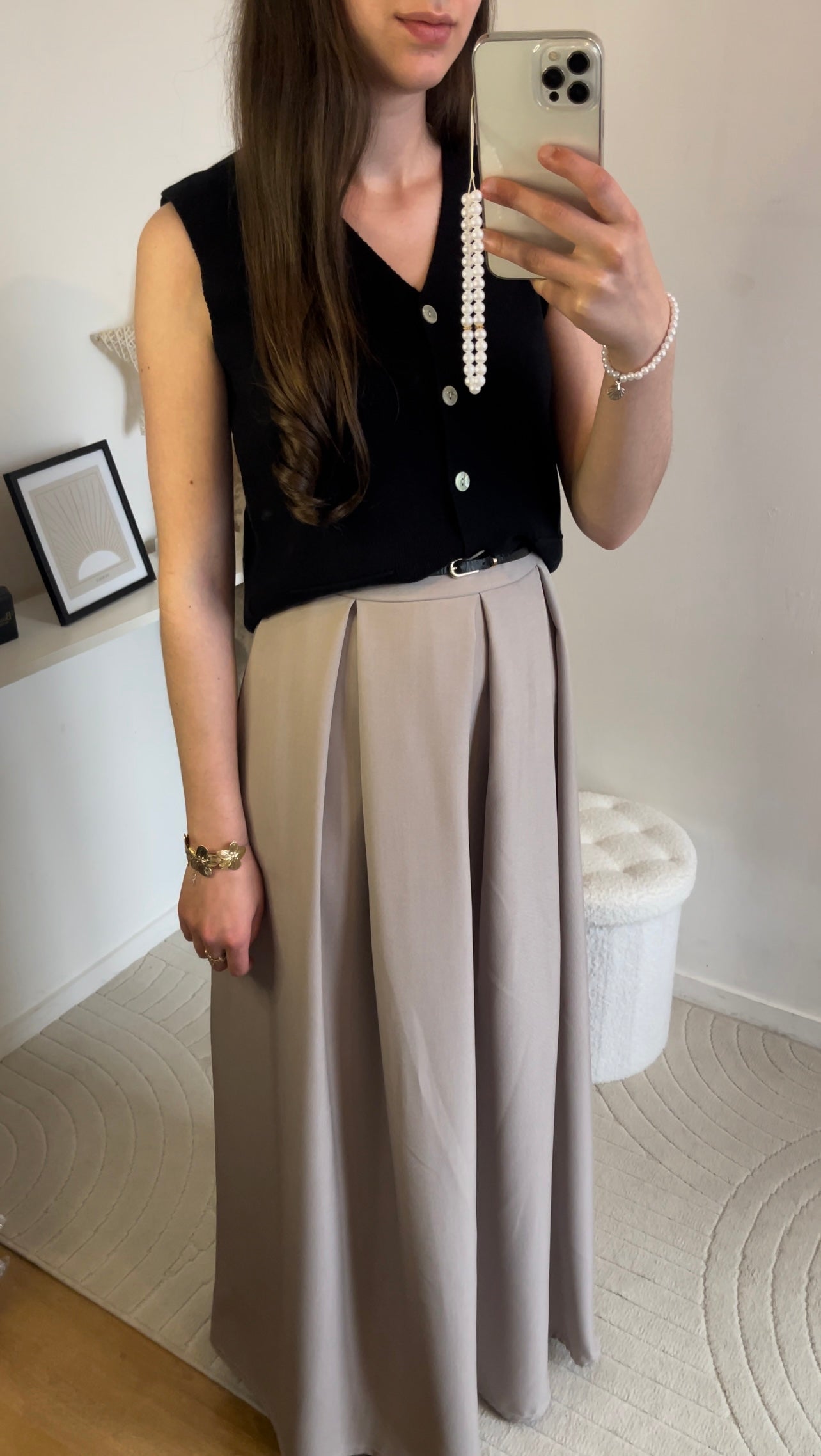 Jupe bouffante • Taupe
