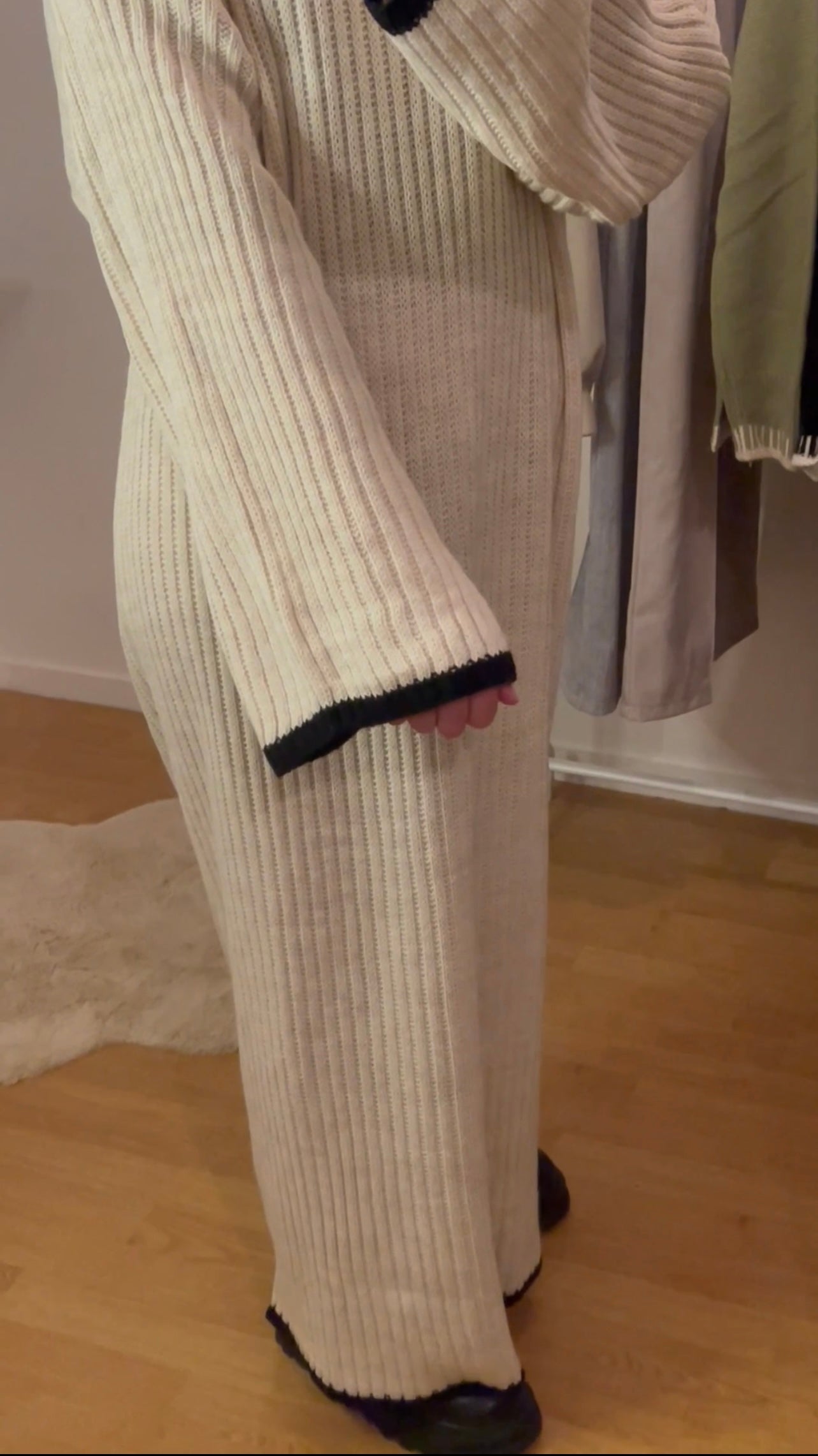 Robe longue beige