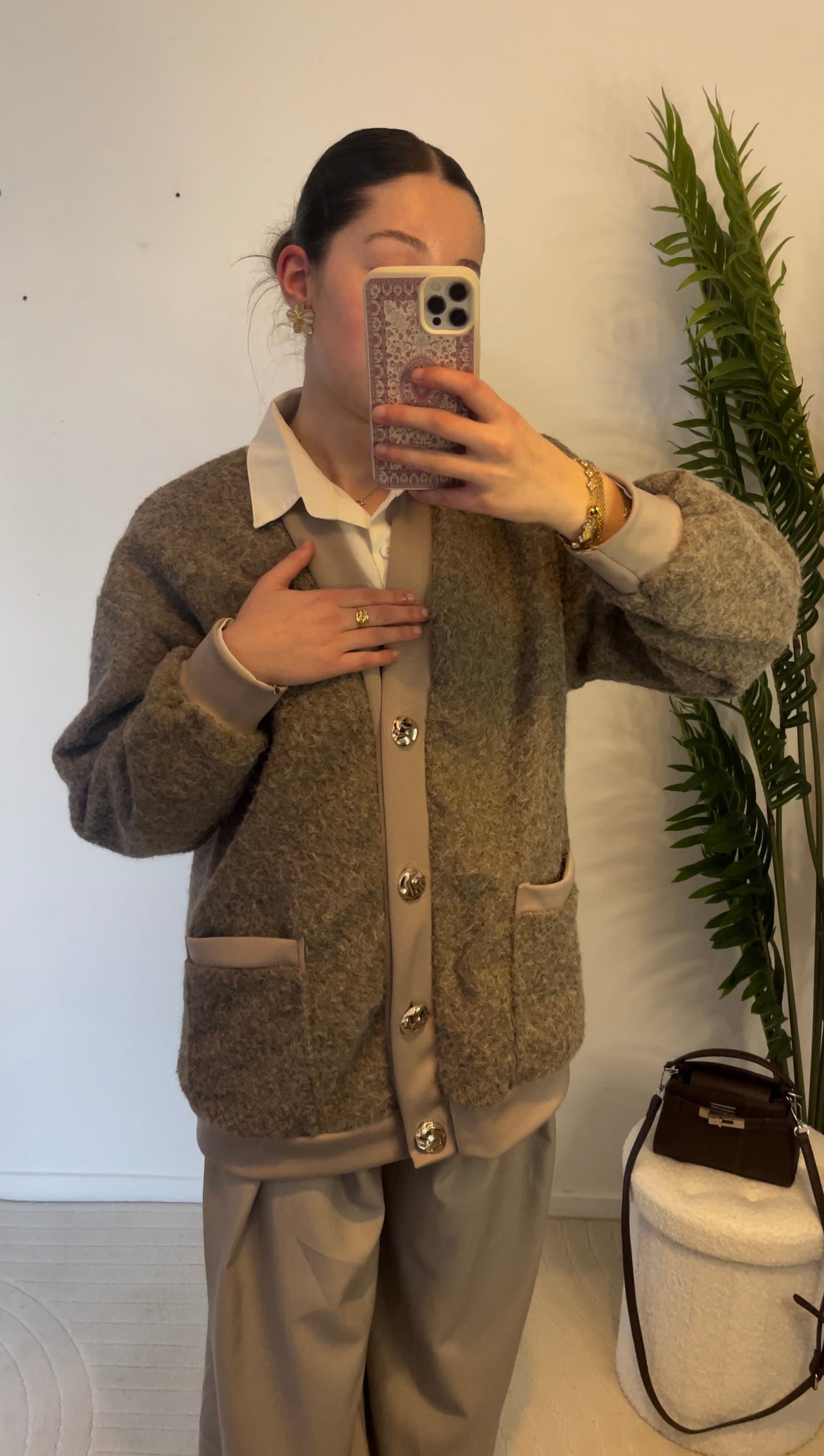 Cardigan • Taupe