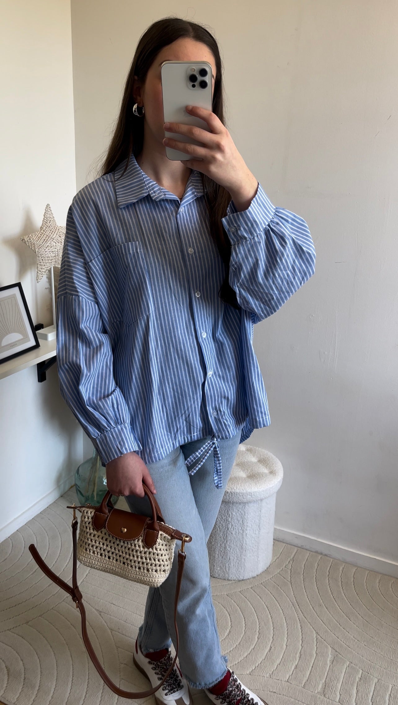 Chemise Nina bleue