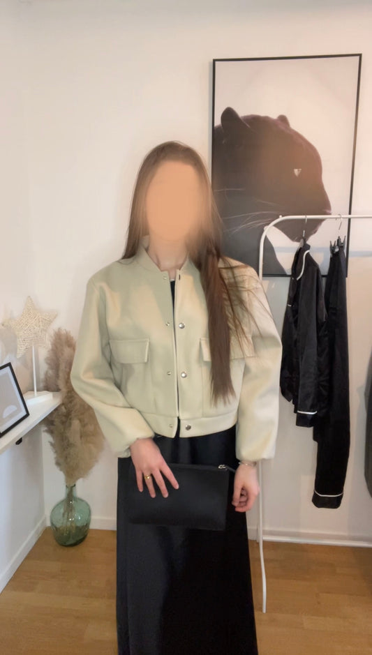 Veste courte beige