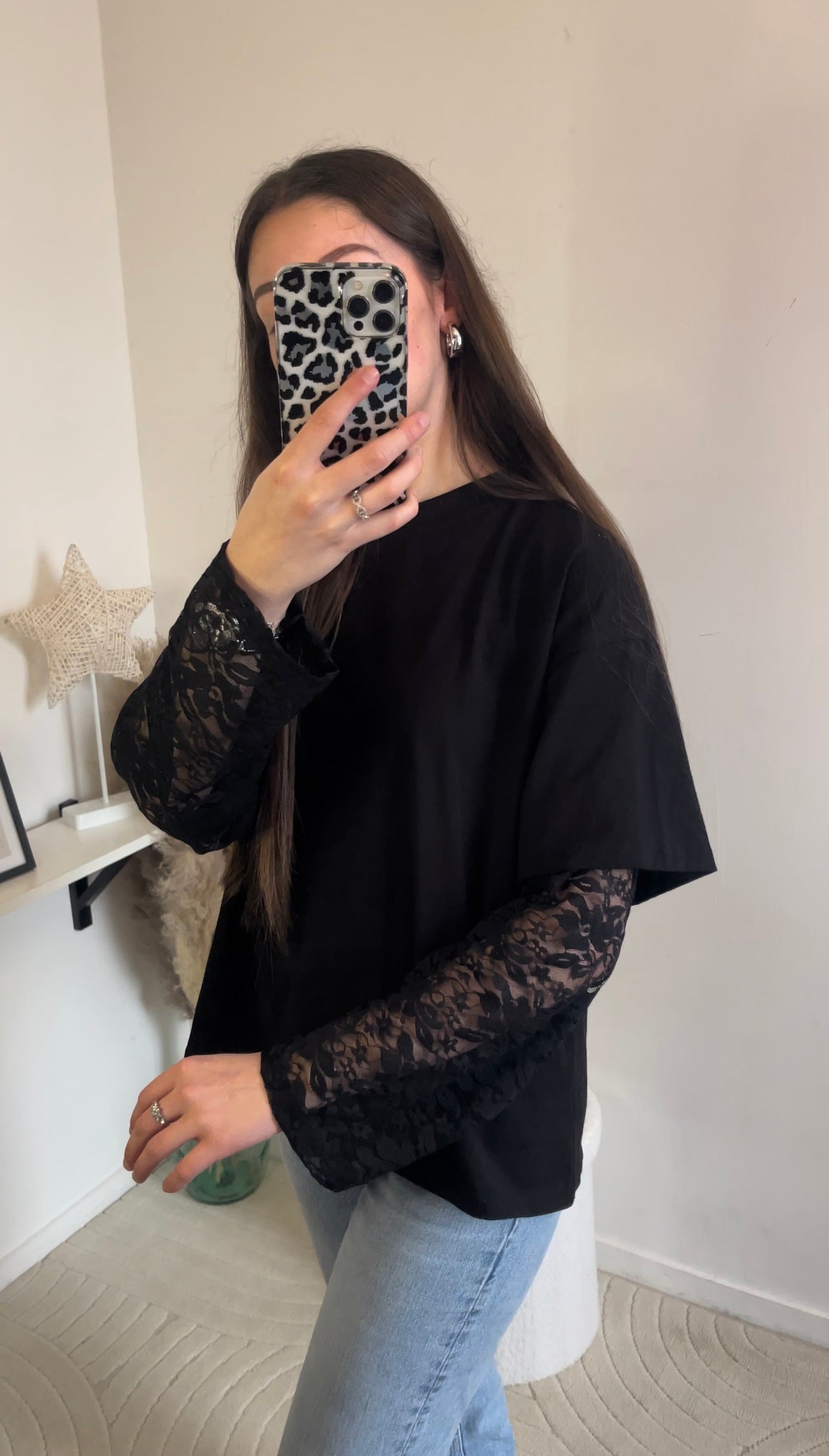 T-Shirt Ava Noir