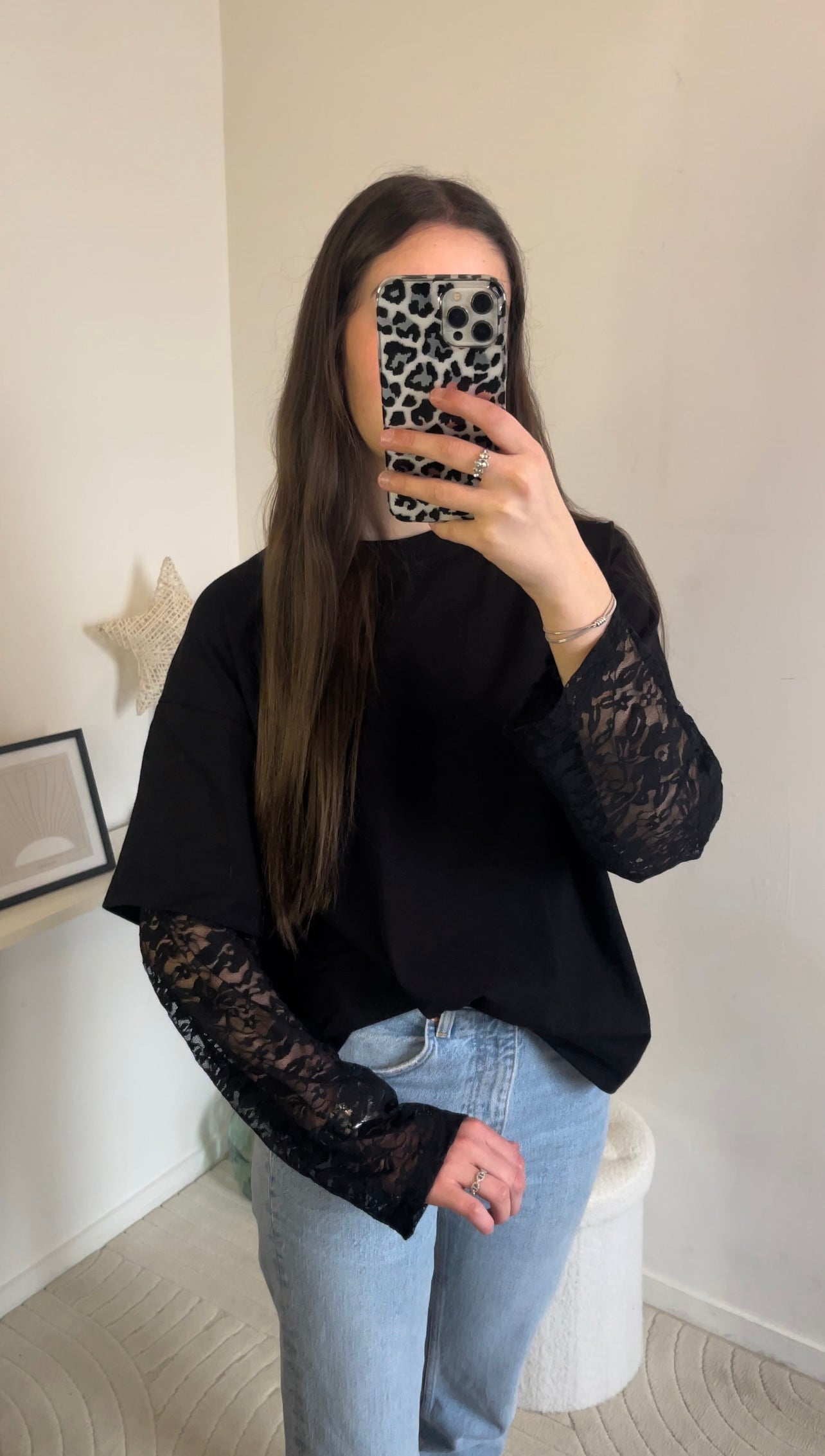 T-Shirt Ava Noir