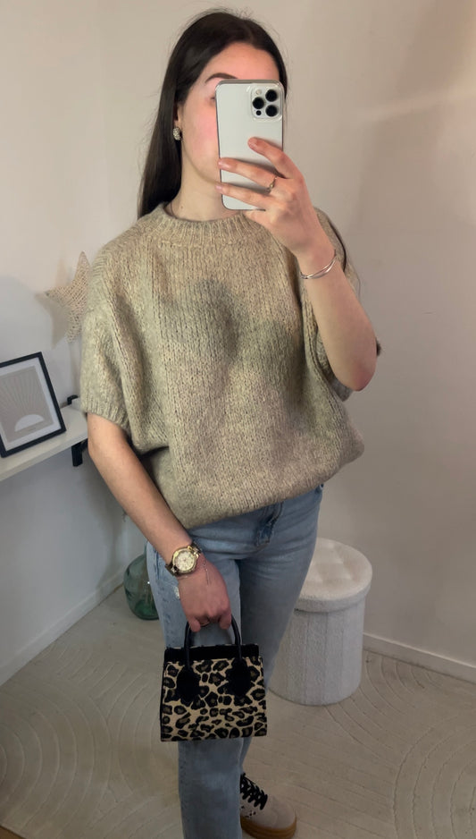 Pull Léa Beige