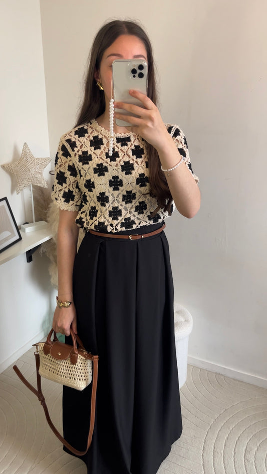 Haut Crochet • Noir