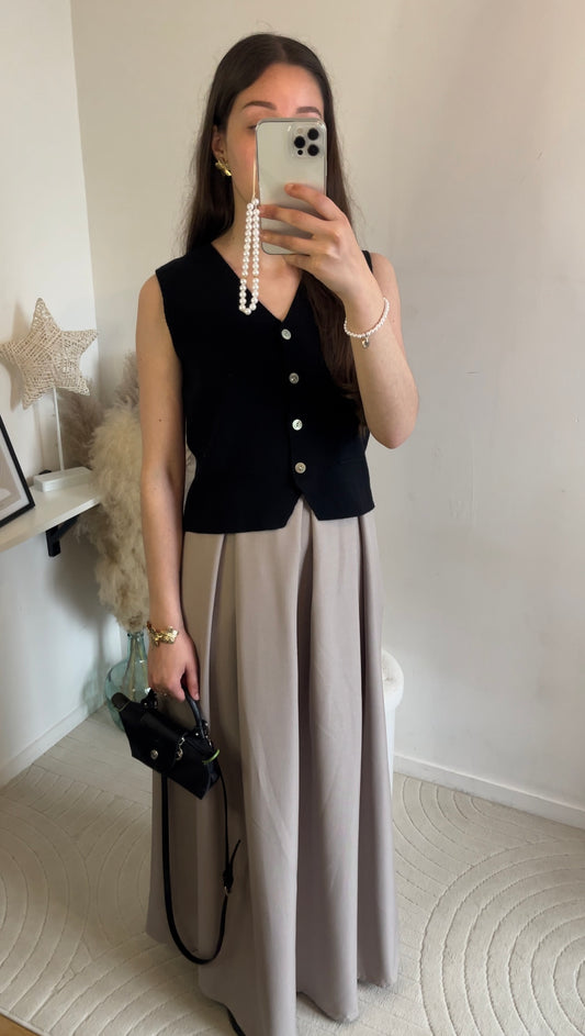 Jupe bouffante • Taupe