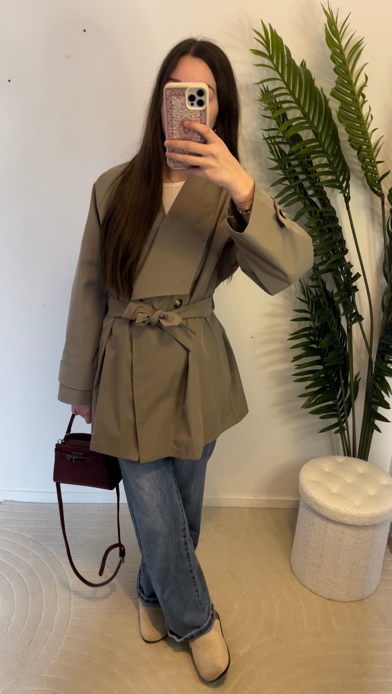 Trench mi-long • Taupe