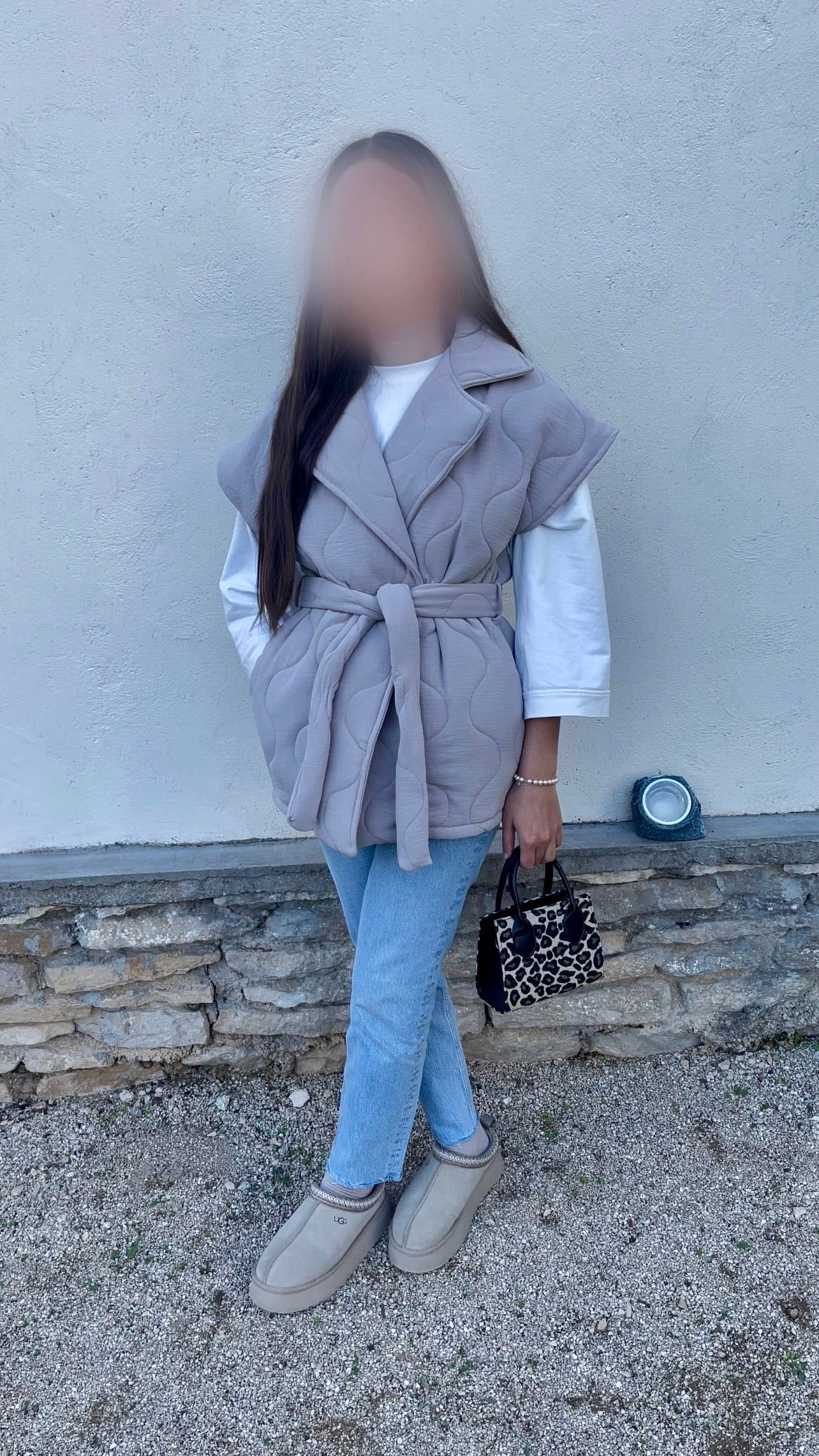 Veste matelassée • Beige