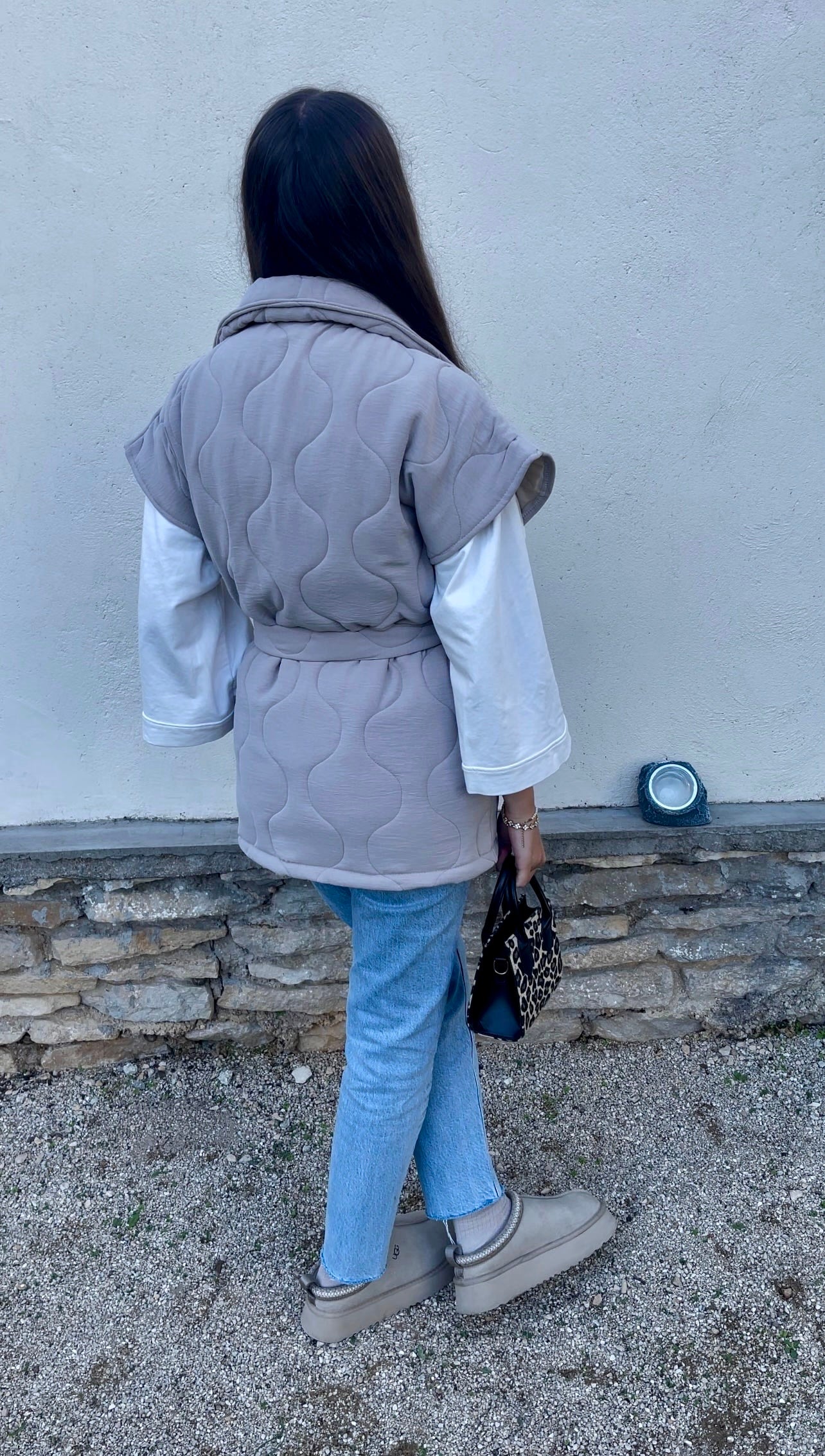 Veste matelassée • Beige